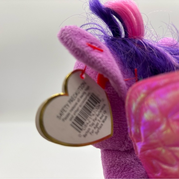Twilight Sparkle My Little Pony Ty Beanie Baby Tags 7" Plush 2014 Pink Purple - Picture 12 of 12
